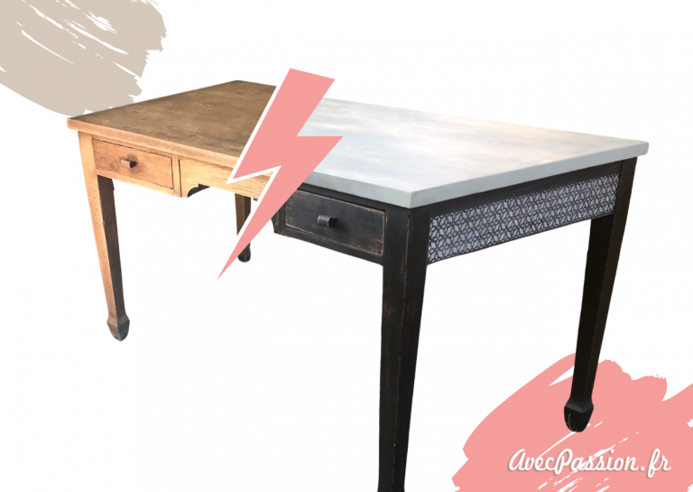 Relooker un bureau et sa table avec la Chalk Paint de Annie Sloan